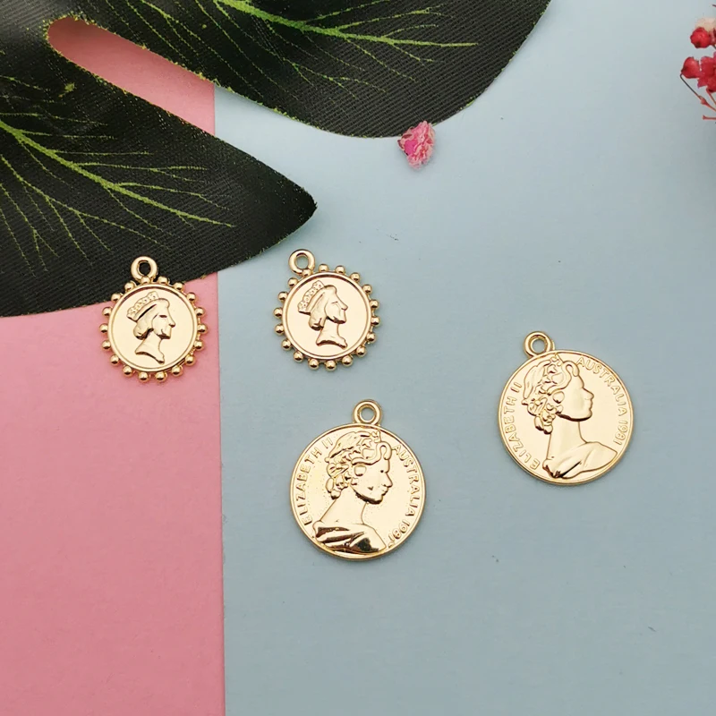 Винтажные в форме компаса из сплава с Иисусом для подвесок основа сережек