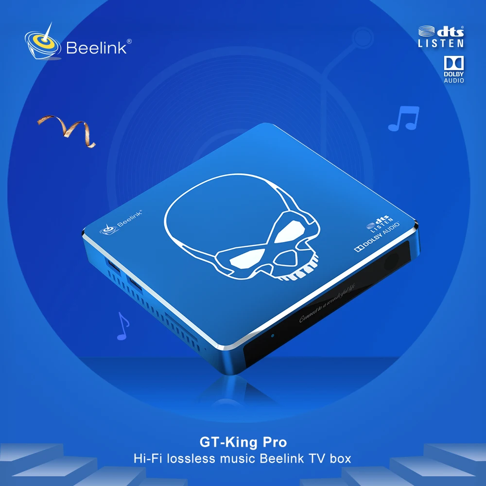 Beelink GT King Pro Amlogic S922X H Android 9 0 Smart Tv Box DDR4 4 Гб 64 2 4G 5 8G Wifi 1000M 4K медиаплеер VS AM6