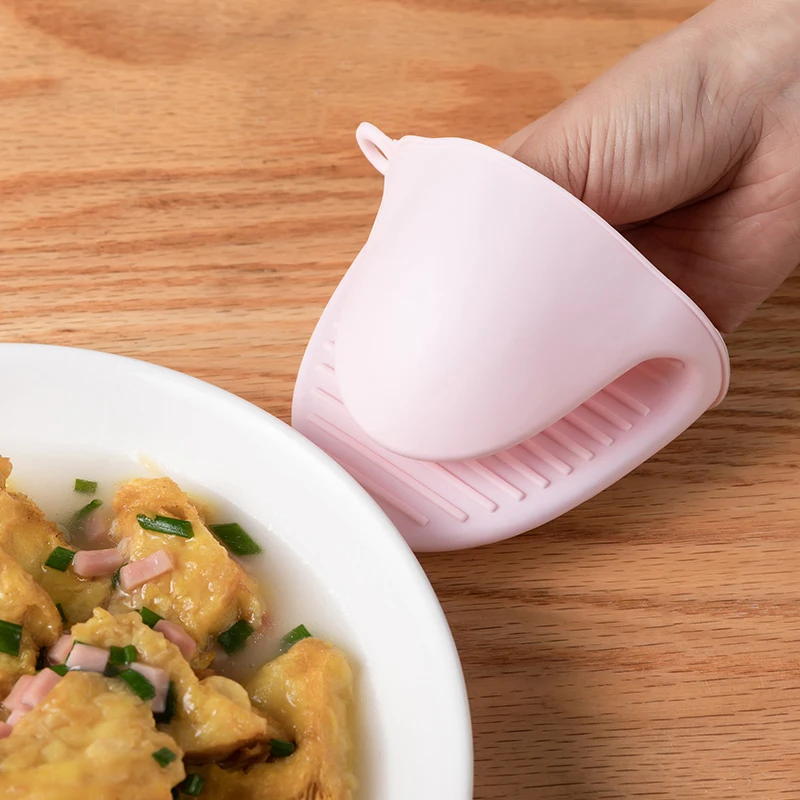 

New Non-slip Bowl Clip Kit Anti-Scald Plate Kitchen Accessories Holder Clamp for Pan Pot SCI88