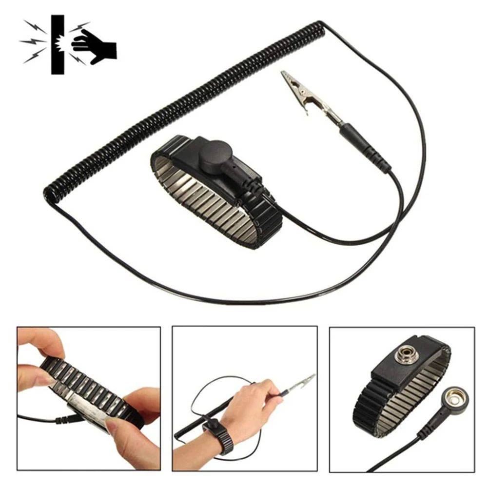 Антистатический ремешок многоразовый антистатический металлический