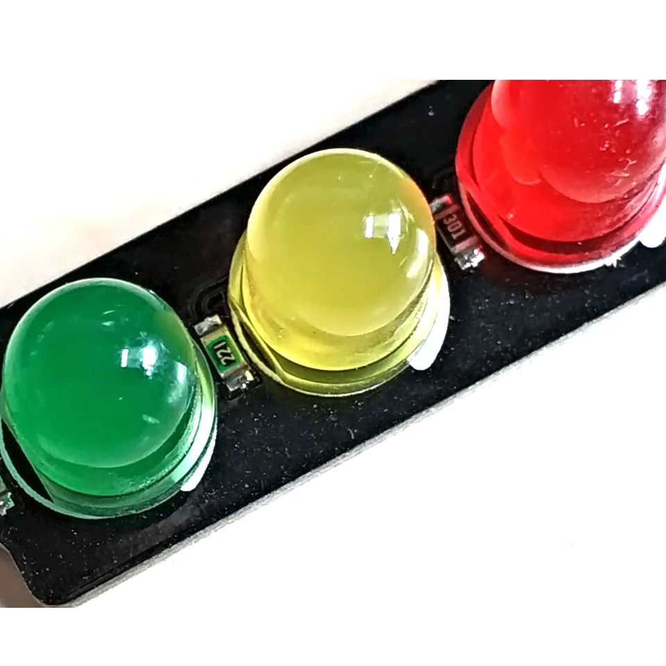 5V Светодиодный светильник для дорожного движения модуль 8 мм красный желтый