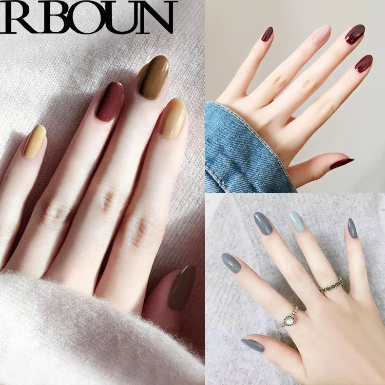 Накладные ногти для нейл арта накладные короткие с клеем дизайн дисплея