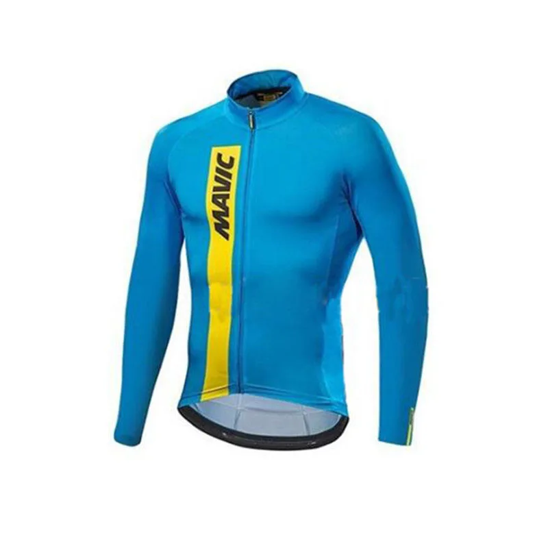 pro team полиэстер Мужская велосипедная Джерси с длинным рукавом Ropa Ciclismo велосипедная одежда быстросохнущая одежда для верховой езды