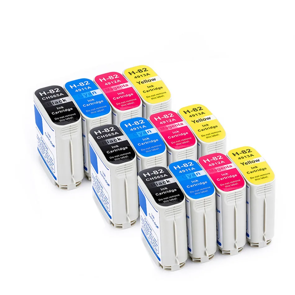 3BK 3CYM Сменный картридж для принтера для hp 82 82XL черный CH565A Designjet 10 шт. 120nr 20пс 500 500 плюс 500 шт. 50 шт. 510 800 800ps 815 820 - Цвет: 3BK 3CYM