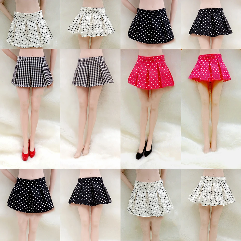 

Классическая Женская плиссированная юбка в масштабе 1/6, Элегантная короткая трапециевидная юбка, приталенная 12-дюймовая подвижная модель к...