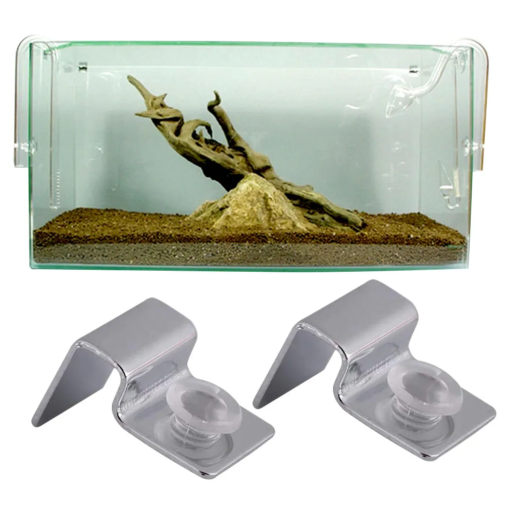 4 шт. зажимы для крышки из нержавеющей стали стеклянной держатели с силиконовыми