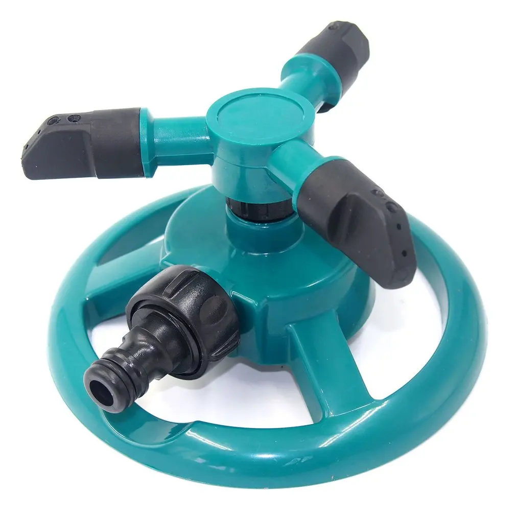 

360Degree Automatic Garden Sprinklers Watering Grass Lawn Rotary Nozzle Rotating Water System Courtyard Supplies Two Spray Modes
