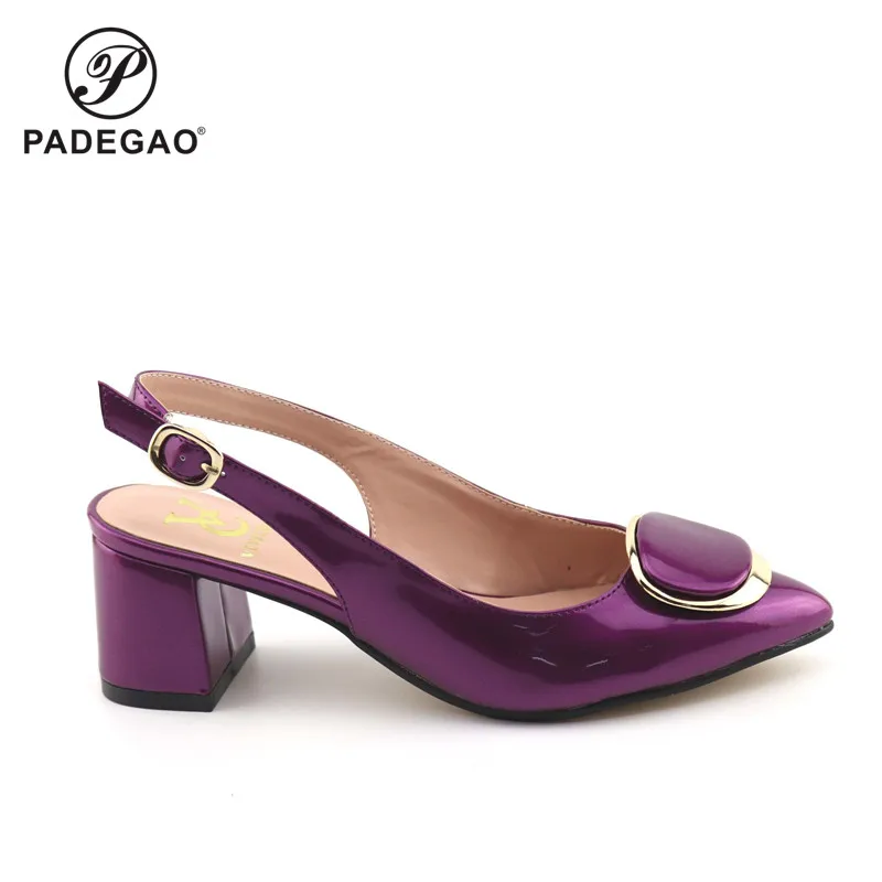 2020 Latest Design Nigerian Sandals without Matching Bags Set Decorated with Rhinestone Italian Peep Toe Shoes for Women Partyy | Обувь