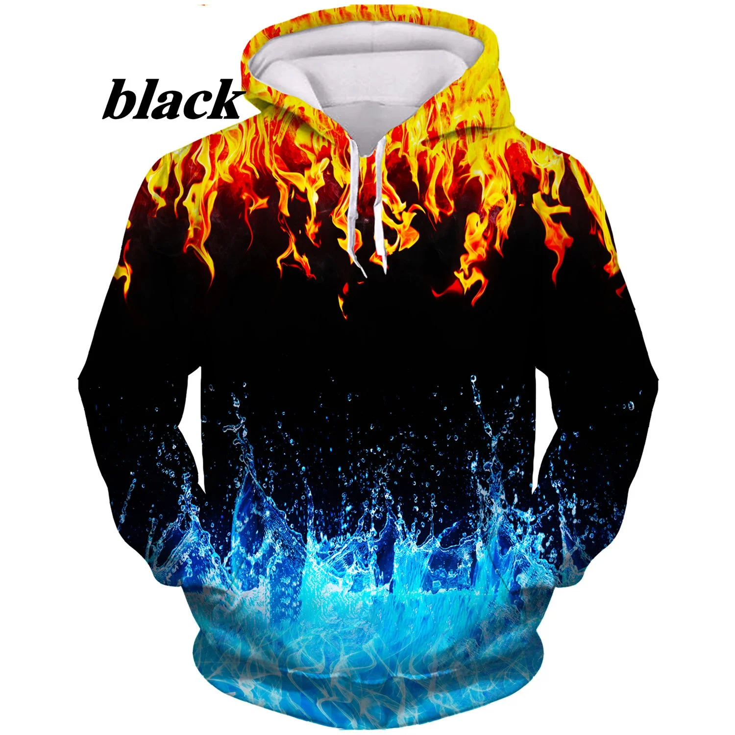 Hot Sale 3D Flame Hoodies Men/Women Sweatshirts Winter Autumn Oversized Hoody Loose Outwear Pullovers