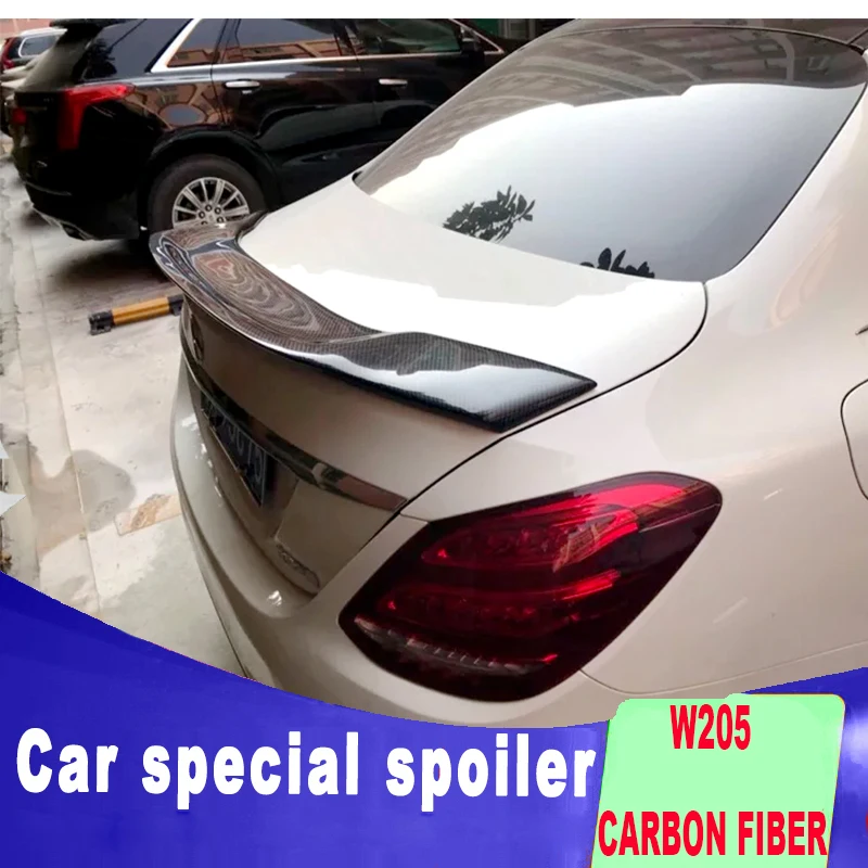 Новый дизайн углеродное волокно для benz W205 c180 c200 c220 c250 c300 c350 большой спойлер из
