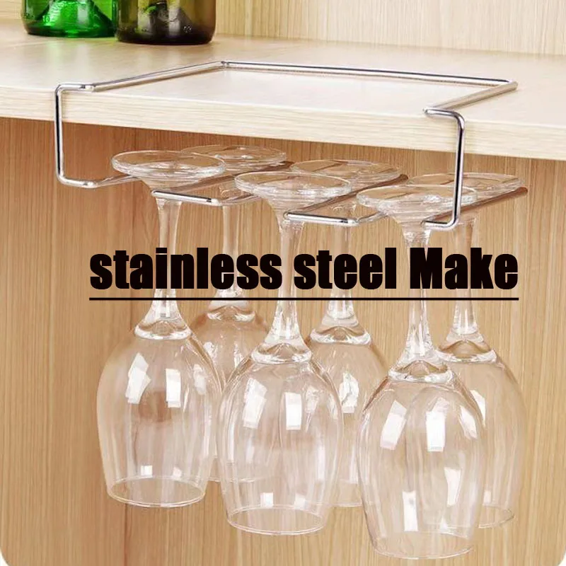 

Wine Glass Storage Rack Upside Down Kitchen Cup Holder Upside Down Cup Holder Home Bar Wine Cabinet Hanging Cup Holder
