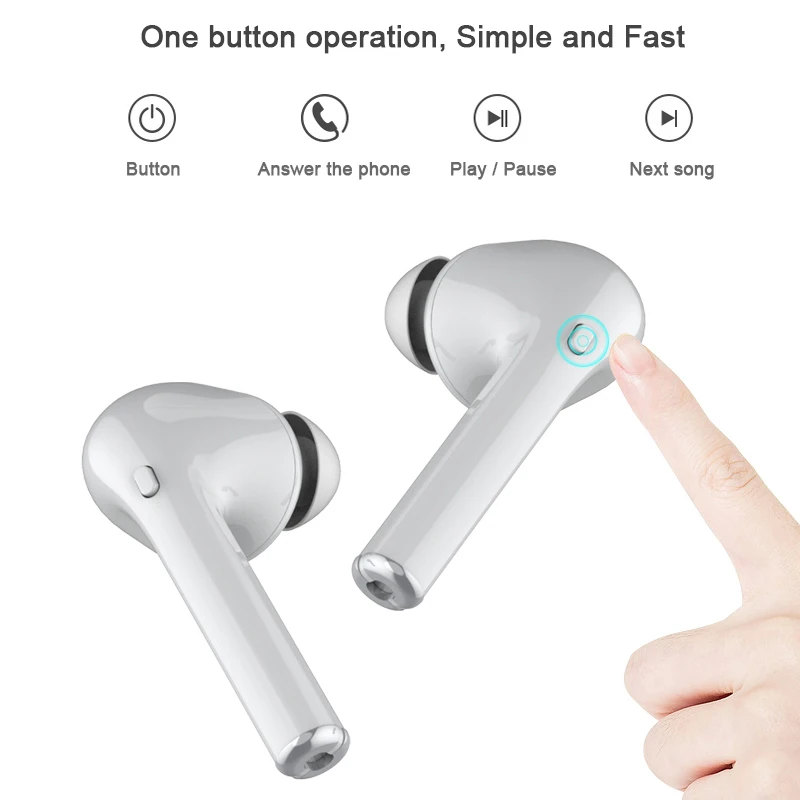TWS беспроводные Bluetooth наушники Hi Fi pk i10 elari гарнитура с глубокими басами стерео
