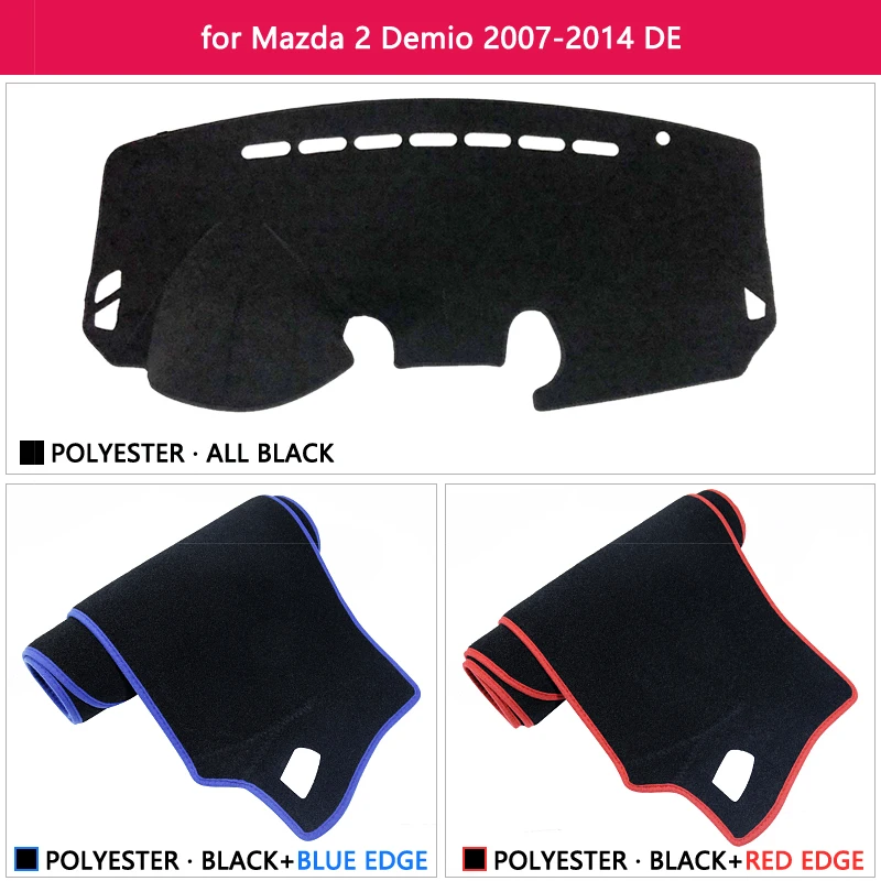 Защитная накладка на приборную панель для Mazda 2 Demio 2007 ~ 2014 DE аксессуары автомобиля