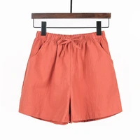 solid color casual shorts sexy sport women summer fitness running gym athletic drawstring splice casual shorts with pocket