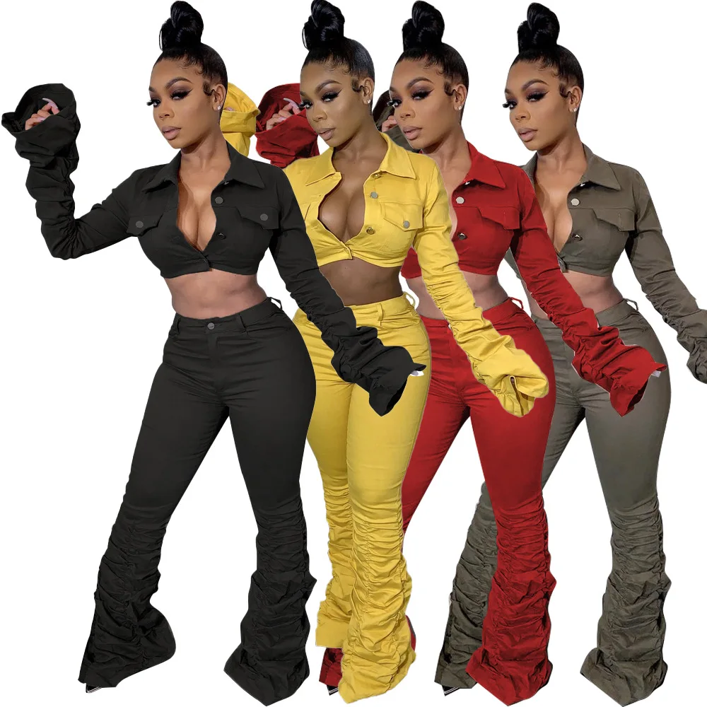 

Зимний комплект из двух предметов, женские комплекты из 2 предметов с брюками, Женский комплект из топа и брюк, Осенние комплекты одежды 2022