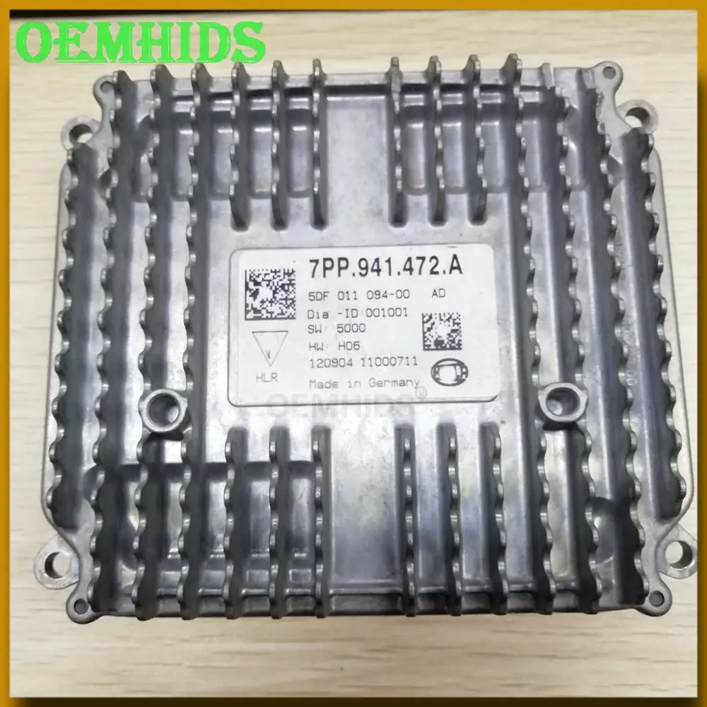 

7PP941472A OEM светодиодный модуль используется оригинальный балласт для 2011-2016 Panamera светодиодный блок управления фар 5DF01109400 AD 7PP.941.472.A