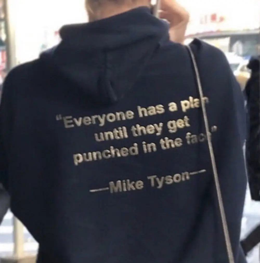 У каждого есть план Толстовка Смешные Пуловеры унисекс 100% хлопок женщин осень