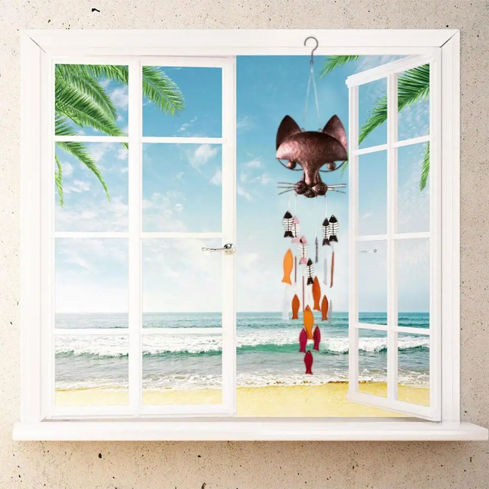 

Handcrafted Wind Chimes Metal And Fish Wind Chime Unique Garden Party Gifts Outdoor Decorations P8a5