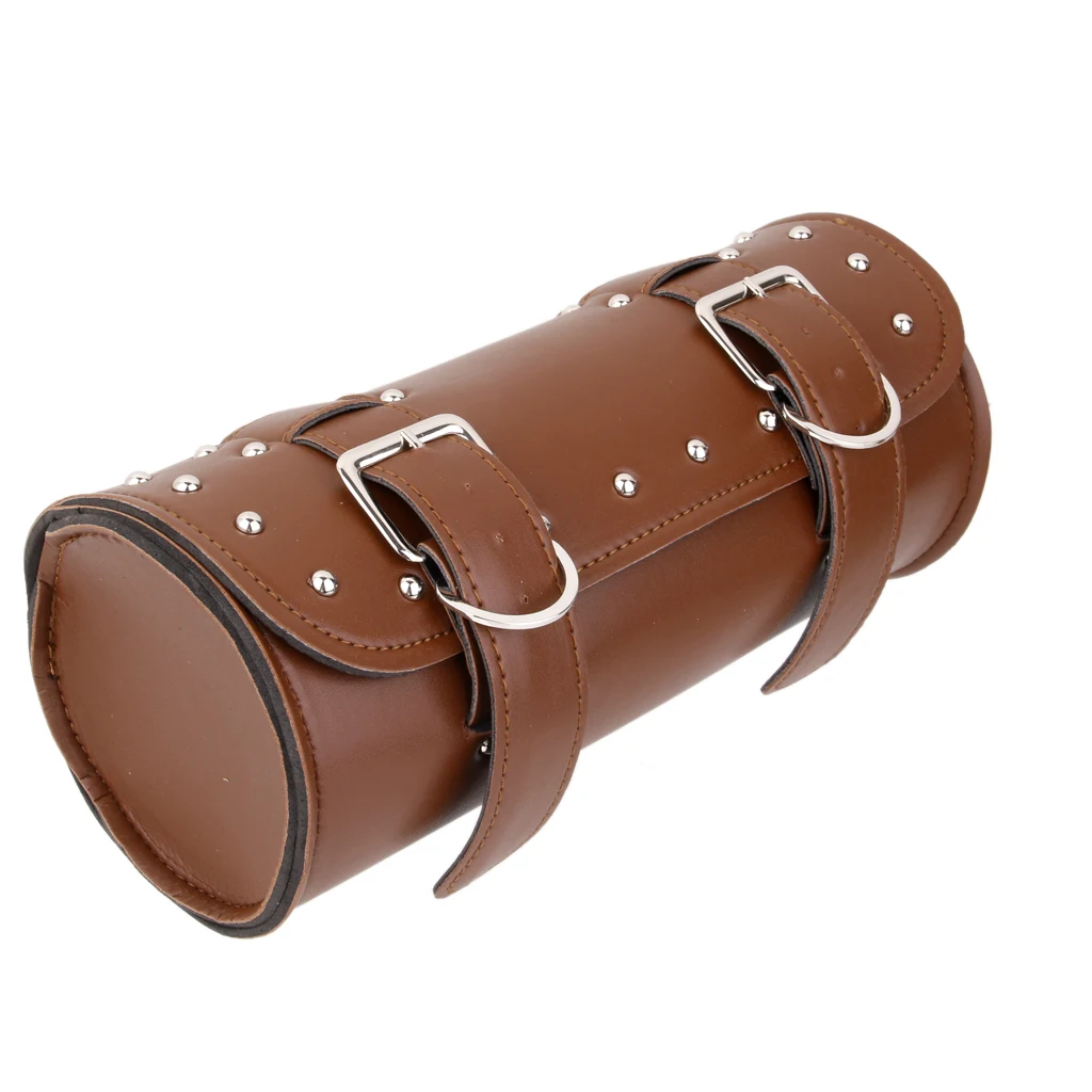 Мотоциклетная сумка Седло Pannier кожаная для багажа коричневая инструментов| |