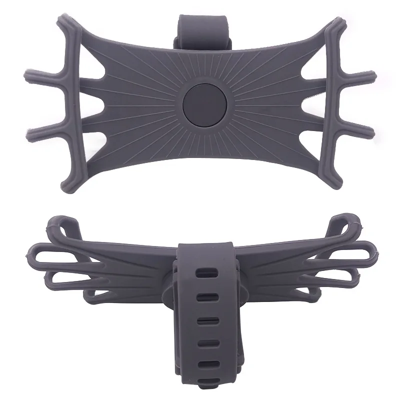 1pc universal bicycle mobile phone holder silicone motorcycle bike handlebar stand mount bracket mount phone holder for iphone free global shipping