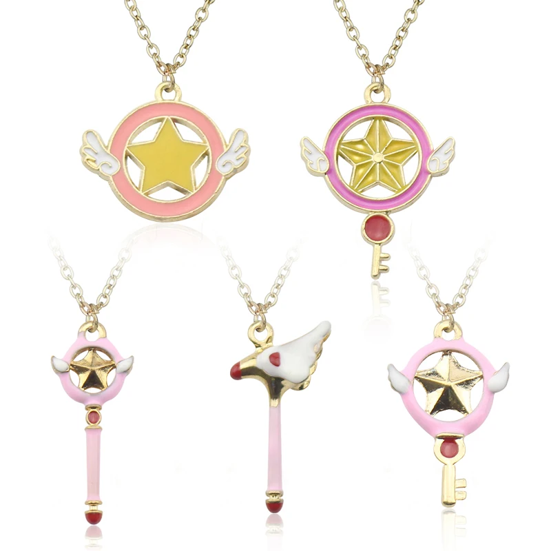 Ожерелье с подвеской в виде японской Девушки из серии мокко и вишни подвески