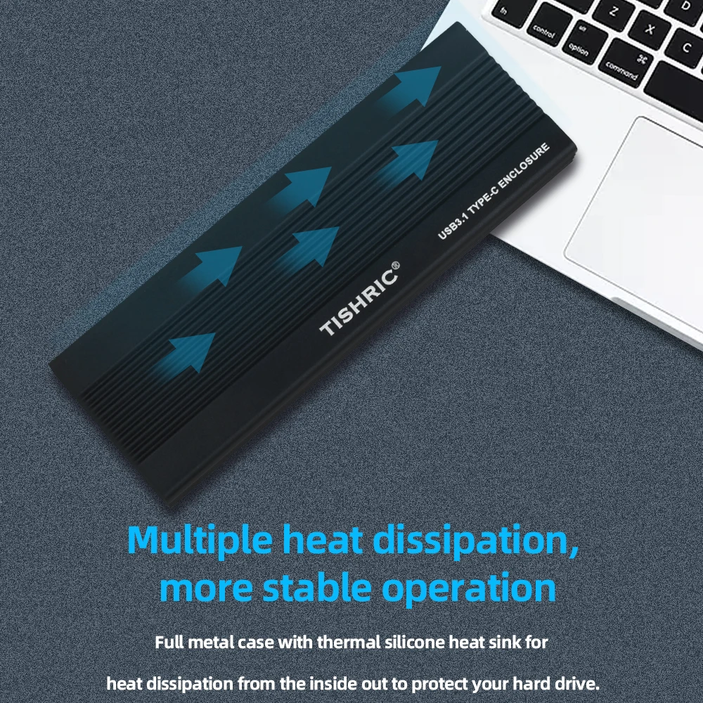TISHRIC HDD чехол USB3.1 для NVME корпус Type-C интерфейс жесткого диска 3 ТБ внешнего |