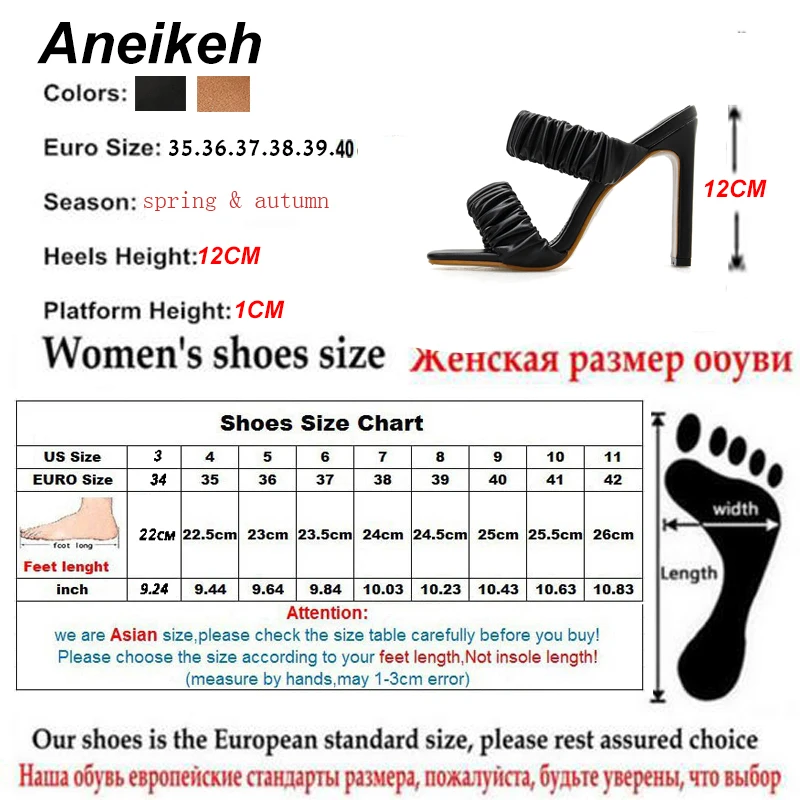 Женские летние сандалии Aneikeh в стиле ретро с открытым носком модные туфли на