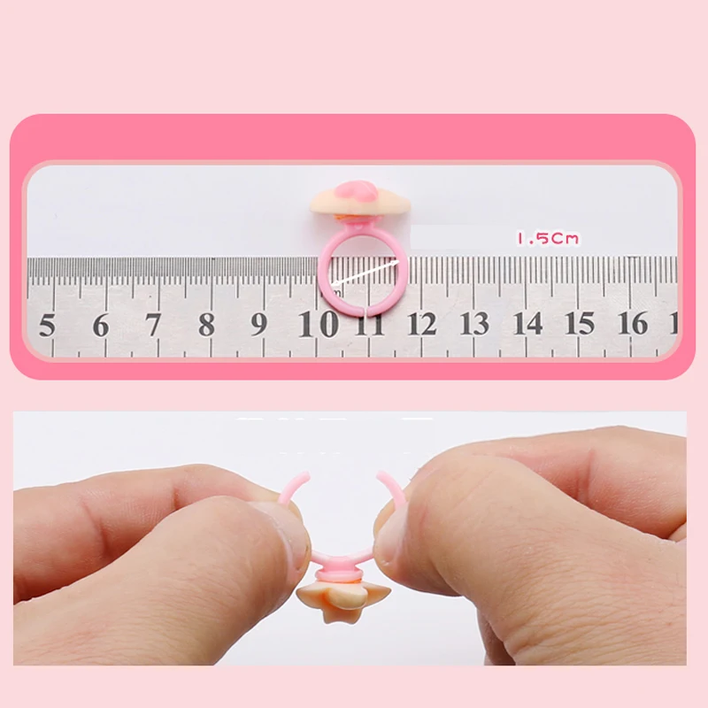 

12pcs/Set Cartoon Disney Frozen Rings Children'S Rings For Girls Ring Set Finger Rings Jewelry Heart Display Box Kids Toy Gift