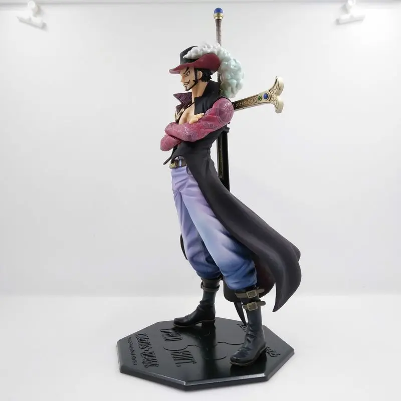 22CM Anime Action Figure ONE PIECE Dracule Mihawk Ver.2 Big Sword PVC Model Collectible Cool Kids Popular Gift Toy Doll | Игрушки и