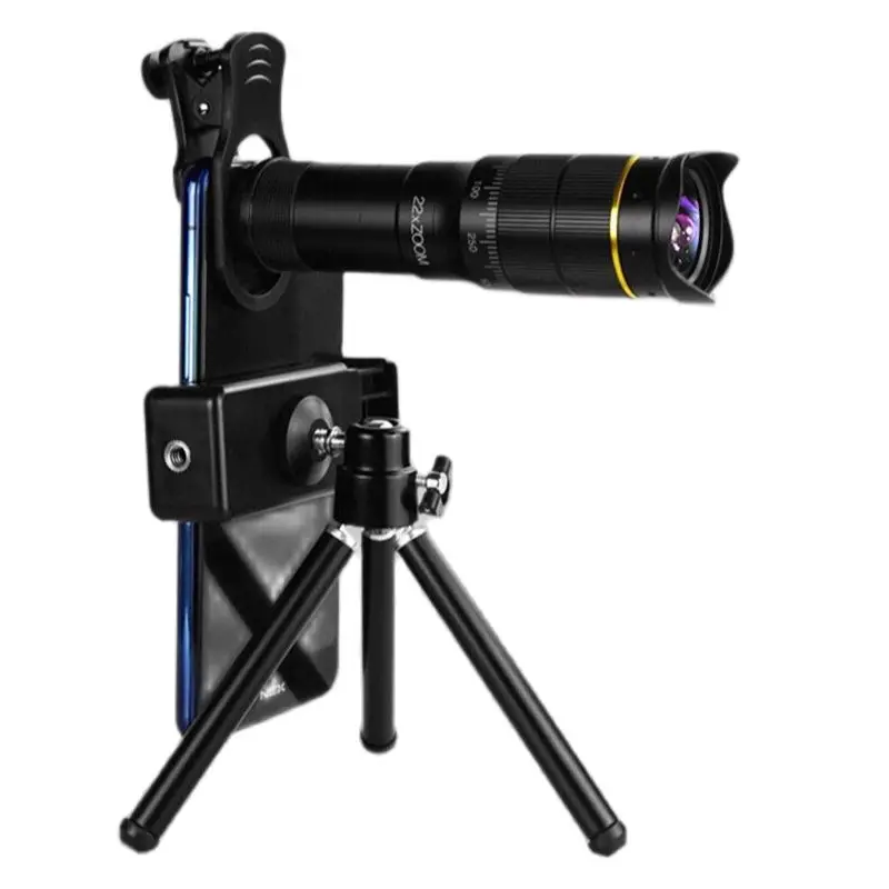 

32X супер телескоп для смартфона фотокамера объектив 4K зум Монокуляр Телескоп для кемпинга оптический HD большой радиус действия мощный