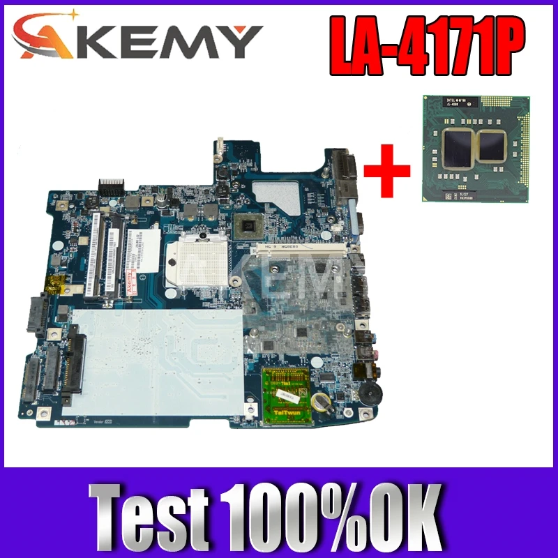 

Akemy MBARS02001 MB.ARS02.001 Laptop Motherboard For Acer aspire 5530 MAIN BOARD JALB0 LA-4171P DDR2 Free CPU