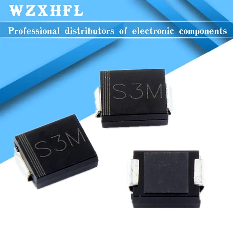 Набор электронных компонентов SMC 20 шт. SMD выпрямительный диод/DO-214AB/100/200/400/600/800/1000 в