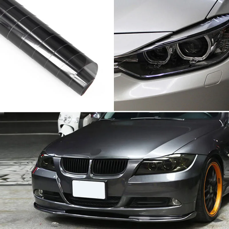 

Taillight Sticker Car Light Film Waterproof 12*72" Fog Light Headlight Sheet Smoke