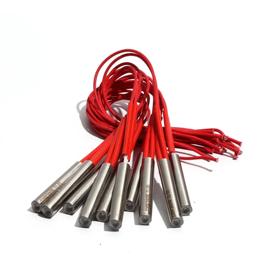 

10PCS 15mm 38~48mm 201SUS Cartridge Heater 110V/220V/380V 140W/150W/170W/180W Single-End Electric Heating Element