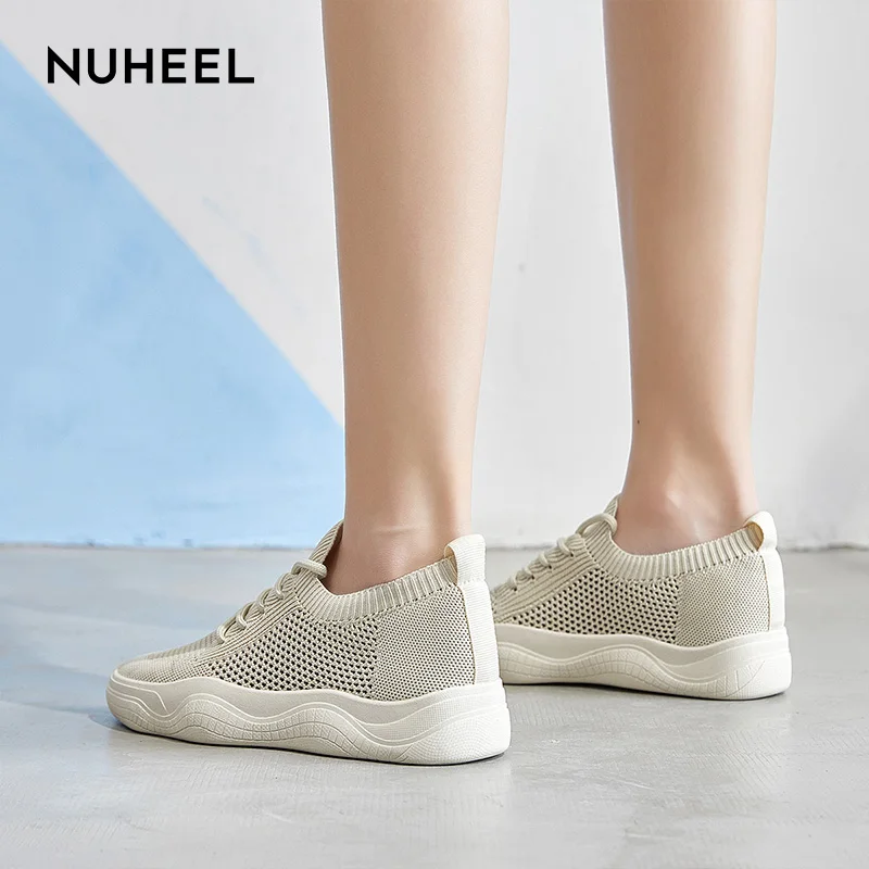 NUHELL/Женская обувь Сезон лето Новинка Корейские Повседневные Дышащие