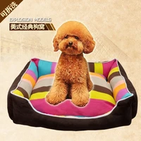 autumn and winter kennel can be disassembled and washed teddy bear golden fur pet cat kennel samoye dog bed small dog products