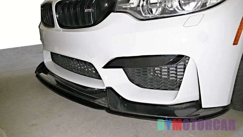 V Style Carbon fiber Front Bumper Lip Fit For BMW F8X M3 M4 B265 | Автомобили и мотоциклы