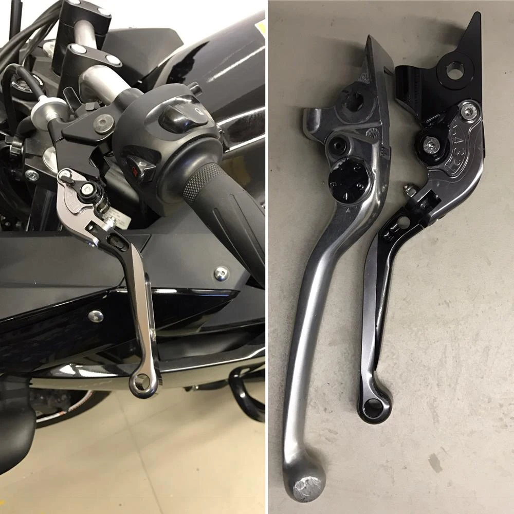 Фото Мотоциклетные рычаги тормозной муфты CBR 600, ручки руля, концы для Honda CBR600 F2 F3 F4 F4i 1991-2007 2006 2005 2004 2003 2002 01 №5