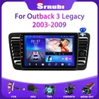 Автомагнитола Srnubi Android, мультимедийный видеоплеер, навигация GPS для Subaru Outback 3 Legacy 4 2003-2009, GPS-навигация, IPS DVD