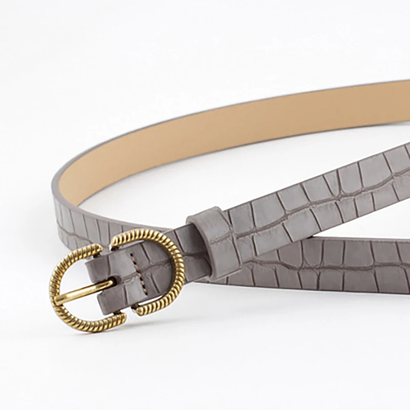 

2021 New Fashion Pattern For Women Personality Versatile Retro Belt Fashionable Decorative Jeans Stone Stripe Many Colors Belt