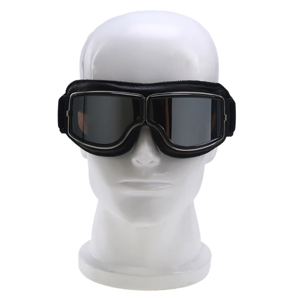 Мотоциклетные очки POSSBAY в стиле ретро пилота для мотокросса кожаный шлем лыжные