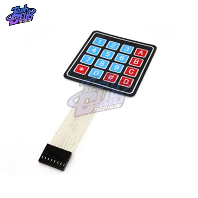 16 клавиш 4*4 мембранная переключатель Клавиатура Матрица 4X4 для Arduino Набор