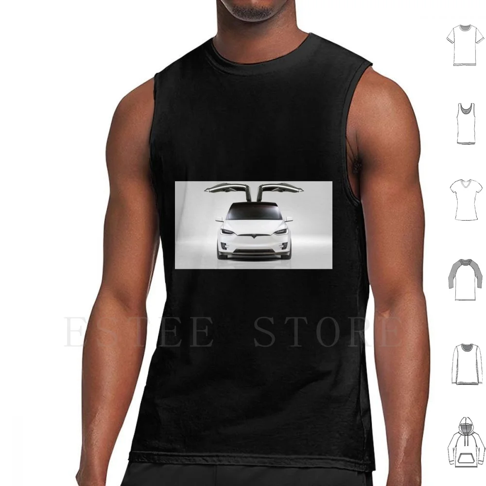 

Майка Tesla Model X, жилет без рукавов, Tesla Motors Elon Musk