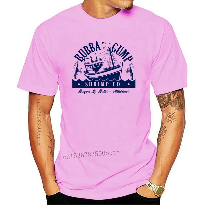 

Bubba Gump Forest Gump Inspired Mens T-Shirt Top Retro 90S Film Mens or Ladies T-Shirt 2021 Fashion Men Fashion Design