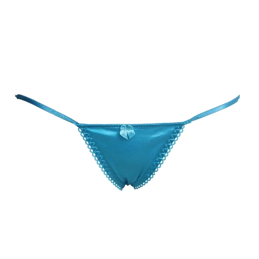 Женские сексуальные кружевные трусики стринги боковые нижнее белье женское