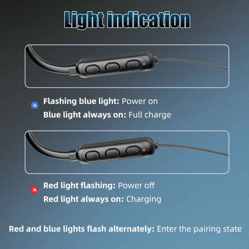 Беспроводные спортивные Bluetooth-наушники с шейным ободом мини-наушники-вкладыши