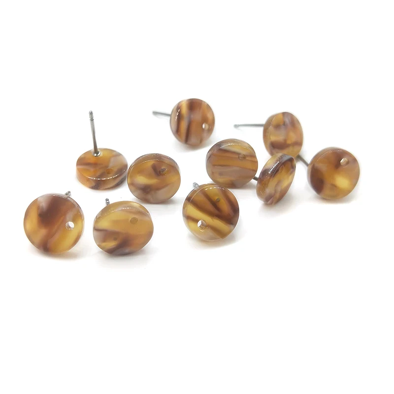 Новинка 2019 10 мм штук Высококачественная уксусная кислота смола круглые основа