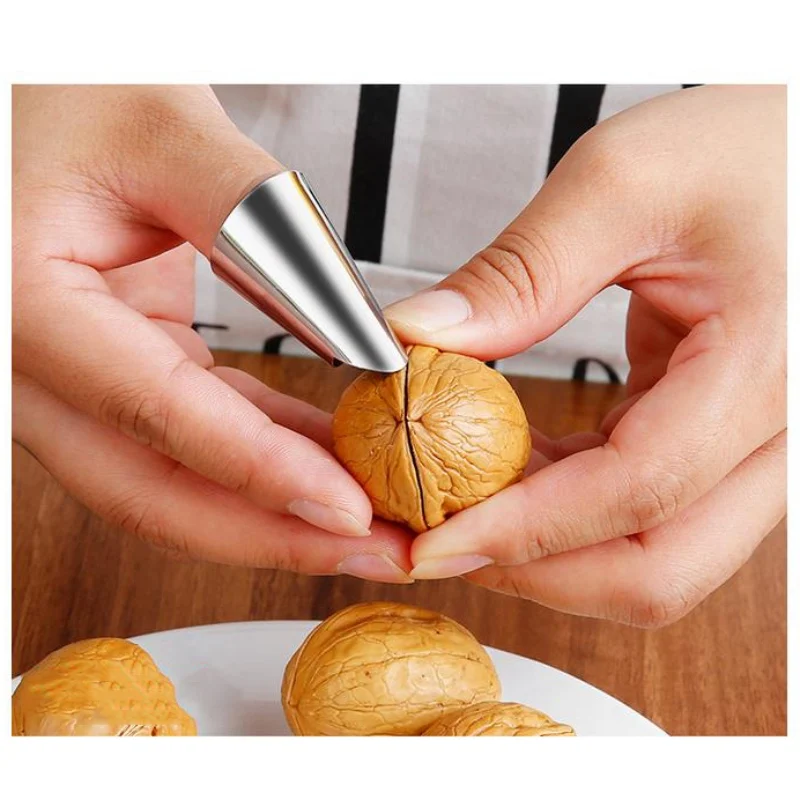 

2021 New Kitchen Accessories Stainless Steel Finger Guard Finger Hand Cut Protect Creative Vegetable Cutting Products Dropship