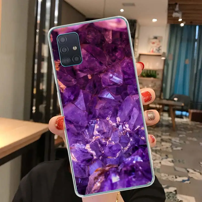 

Crystal Diamond Case for Samsung Galaxy A51 A71 A42 5G UW A72 A21s M51 A21 A91 Quantum A31 Silicone Phone Cover