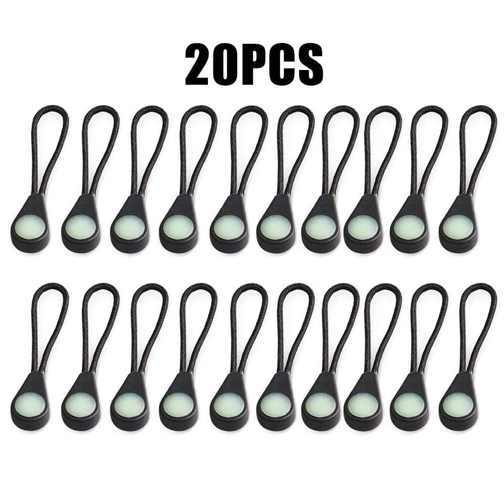 

Replacement Zipper Pulls Zipper Pulls 1.8g/Piece 6*1.2cm Black Cord For Coats And Tent In The Dark Night